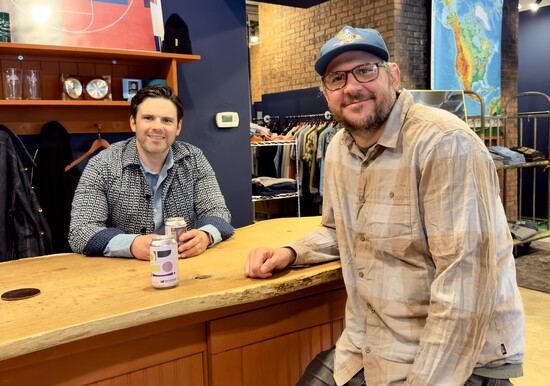  Zach Mione owner of Webster Dry Goods and Chris Kinast of Perennial on Lockwood