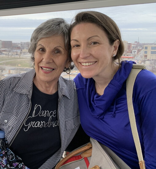 Amy Burkemper (Kirkwood) and her mom Marianne Smith