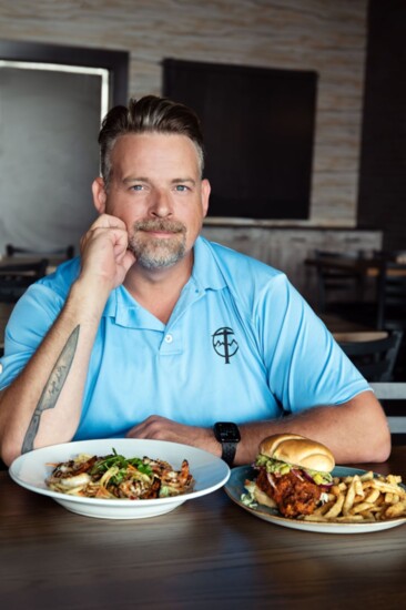 Aron Mackevicius, co-owner and chef of Talus Spirits and Sustenance in Papillion. 