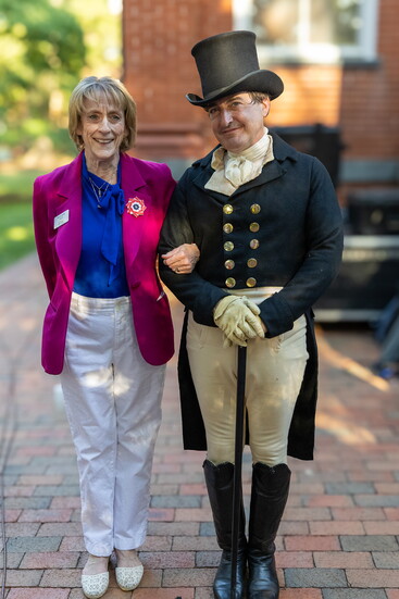 Mayor Kelly Burk welcomed the Marquis and presented an excerpt from then-Mayor John McCabe’s original 1825 welcoming speech.