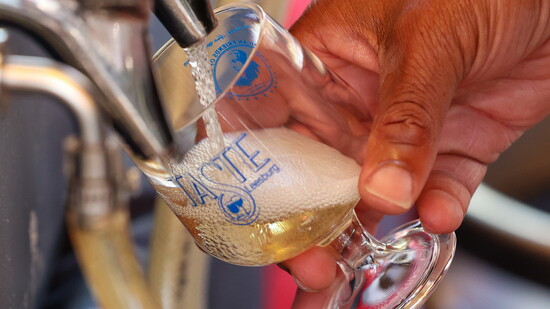 Vendors enjoying TASTE Leesburg.