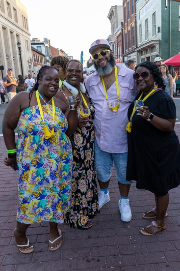 Patrons enjoying TASTE Leesburg.