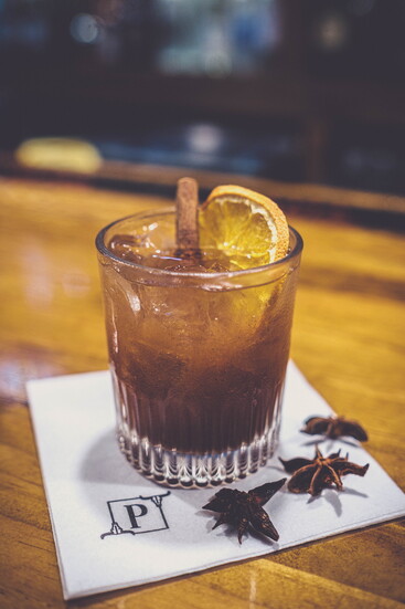 Spiced Pear Old Fashioned from Prime Steakhouse