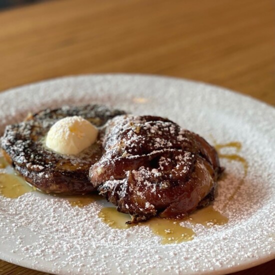 Press & Plow's Chocolate French Toast