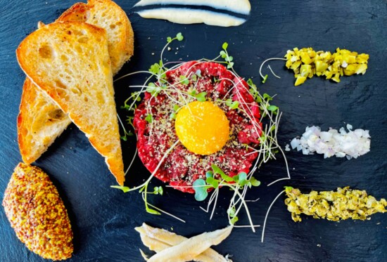 Beef tartar from The Mick. Photo courtesy of The Mick