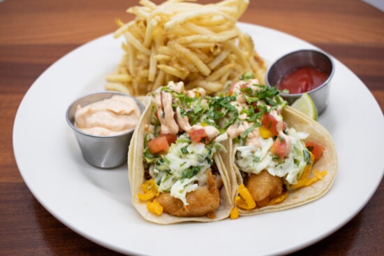 Hefner Grill's famous fish tacos