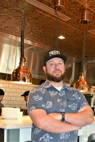 Jason Neeley of Wood Ash Rye at Advenire Hotel