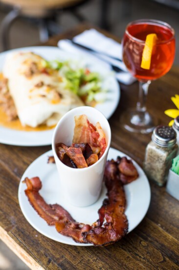 Bacon Flight, featuring a maple brown sugar glaze and a jalapeño spice rub