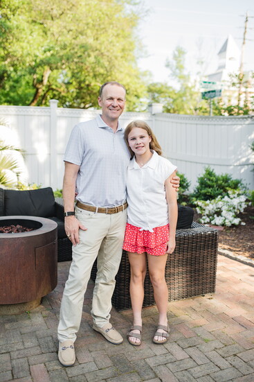 Josh Raines and his daugther