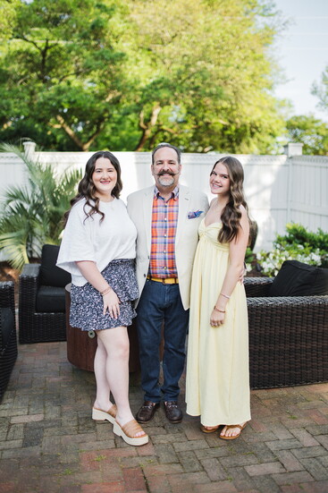 Danny Minolfo and his daughters