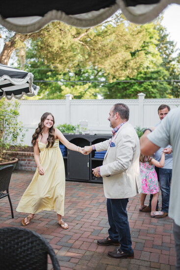 Danny Minolfo dancing the night away 