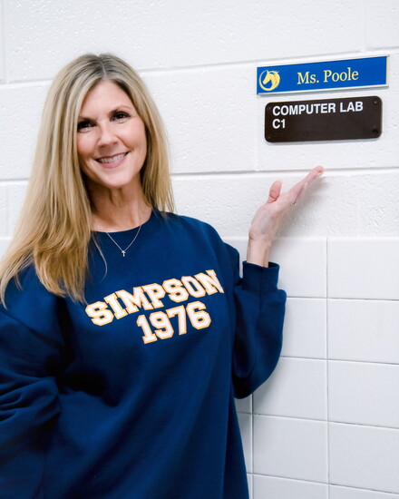 Washington Post 2025 Teacher of the Year Kimberly Poole teaches computer science, allowing her to meet every student at her school. 