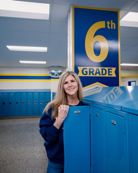 Washington Post 2025 Teacher of the Year Kimberly Poole is in her third decade of teaching at Leesburg's J. Lupton Simpson Middle School. 