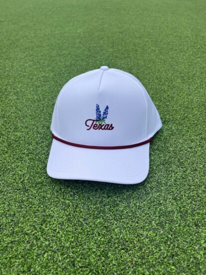 Jack Golf Bluebonnet Hat in Maroon, also available in maroon and orange.