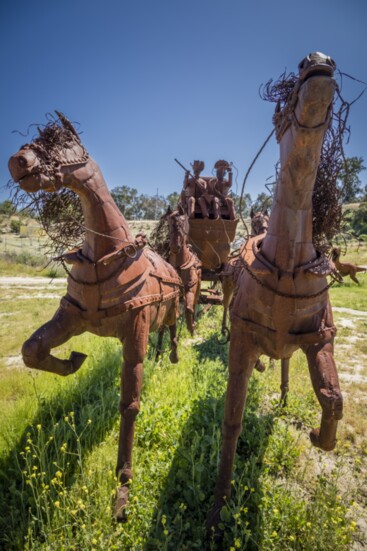 These horses may be familiar to many, as they were one located off of Highway 79.