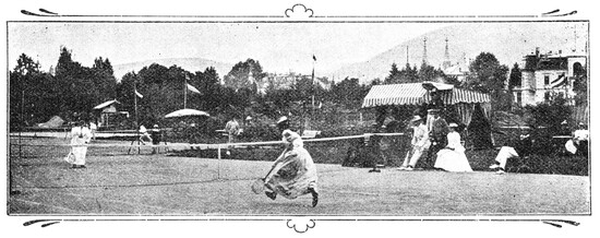 Early 19th century lawn tennis