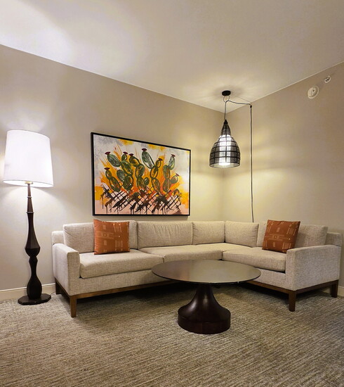 The perfect spot to sit and relax at Hotel Contessa
