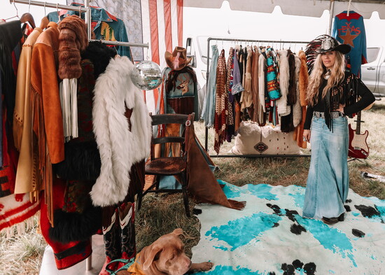The vendor tent at the sale offers several boutique and unique items - Photo by Bailey Lamar