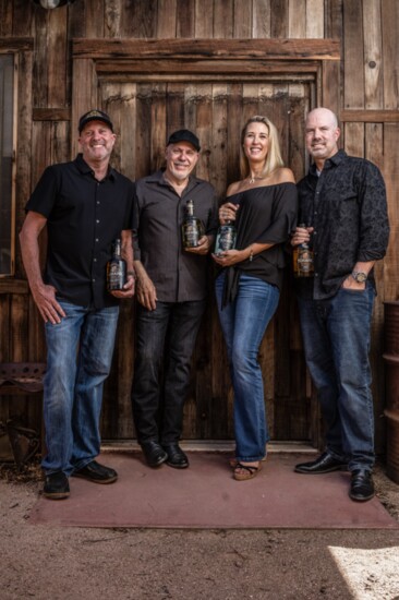 Mike Rowe, David Fox, Tammy Fellows, and Eric Fellows. Photo by Carl Schultz