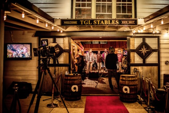 A behind-the-scenes view of the TGL Stables studio.