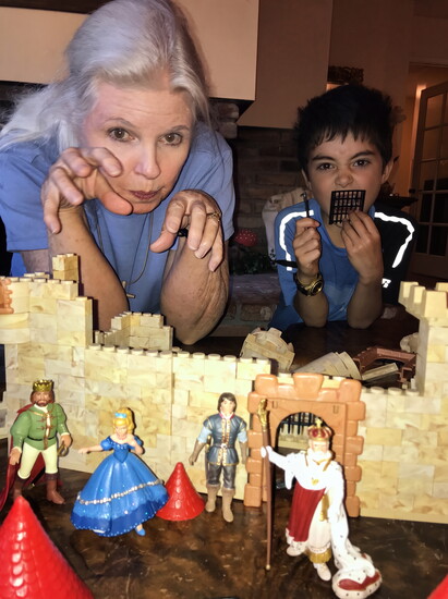 Mom is the dragon of the castle