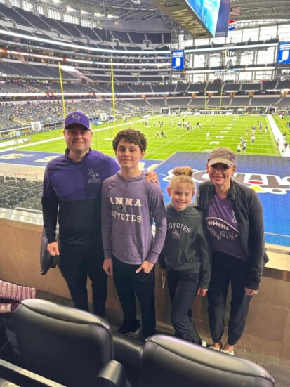 The Pike Family at AT&T Stadium