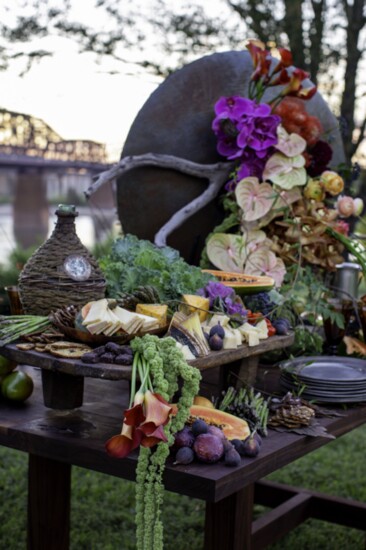 Thanksgiving on the river with a view of Big River Crossing and the Harahan Bridge