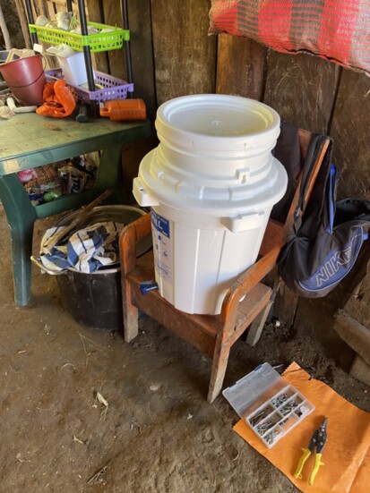 It may not look like much but water filters like this one will save countless lives in Guatemala. 