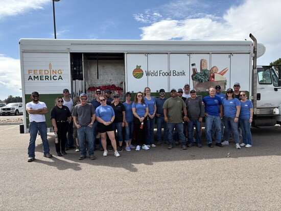 Chevron's Team Volunteering at Weld County Food Bank