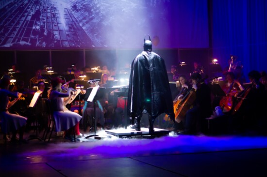 Maestro Lucas Darger plays Batman for Halloween Spooktacular