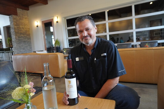 Michael of Koenig Vineyards welcomes guests with estate-grown wines and heartfelt hospitality.