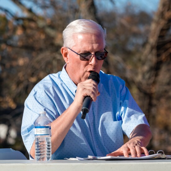 Fox 17 News Anchor Scott Couch emcees the annual Hendersonville Veterans Day parade.