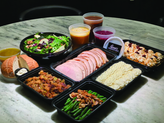 A delicious to-go dinner from Perry’s. Photo Credit: Perry’s Steakhouse & Grille.