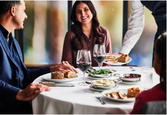 Enjoy a holiday meal at Fleming’s. Photo Credit: Fleming’s Prime Steakhouse & Wine Bar.