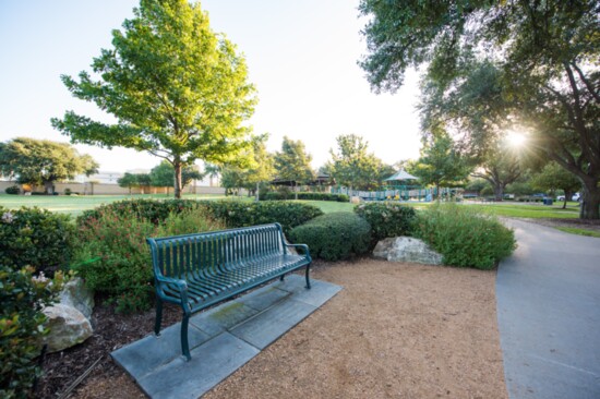 Coffee Park is a local favorite, equipped for special needs children. 