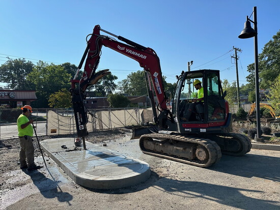 M&G Landscaping at work. 