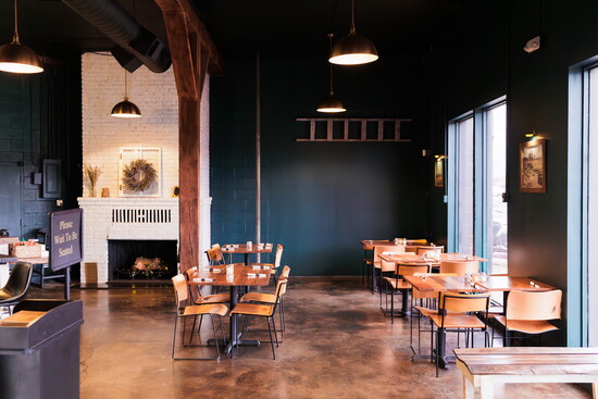 Main seating area in Anderson's Tavern 