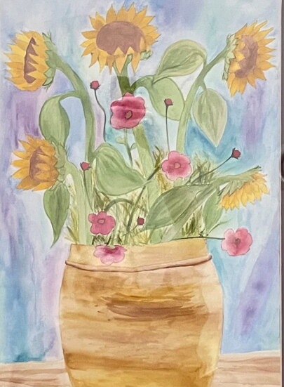 "Flower Pot" by Katy Beightol.