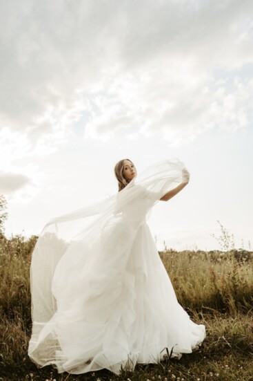 Dress provided by Bellissima Bridal Salon /  Model; Dayna Marshall