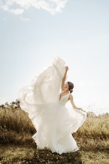 Dress provided by Bellissima Bridal Salon /  Model; Dayna Marshall Notes