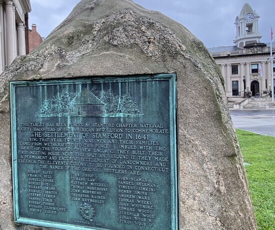 Want to know the names of Stamford's settlers?