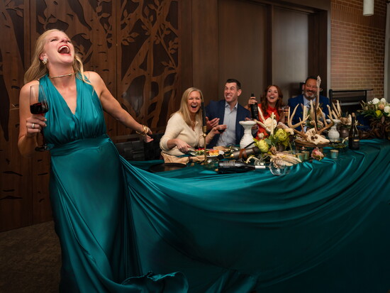 Michelle gives "pulling off the perfect party" a whole new meaning