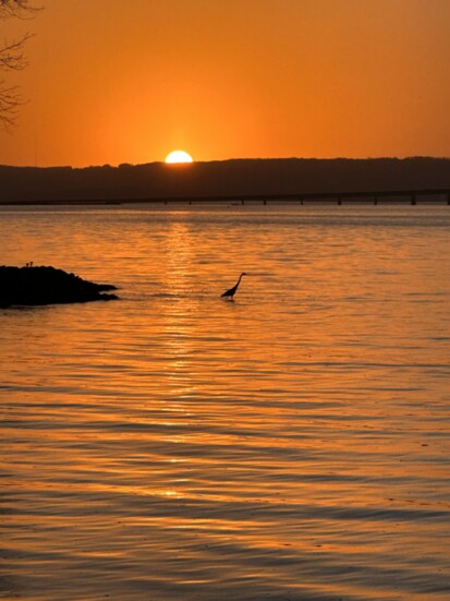 Sunset across Lake Guntersville