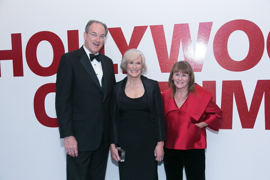 From the PhxArt Archives- James (Jim) Ballinger (with actress) Glenn Close)