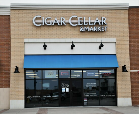 The Cigar Cellar & Market, located in Tulsa Hills Shopping Center, offers a wide array of premium cigar brands.