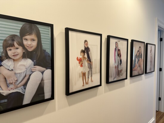 A linear gallery featuring kids photographed every 2 years in the home of Shannon Vindiola, founder of Yozo Studio.Photo by Mia Vindiola.