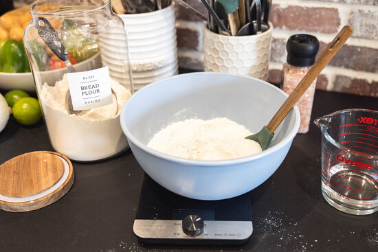Ingredients to make the dough