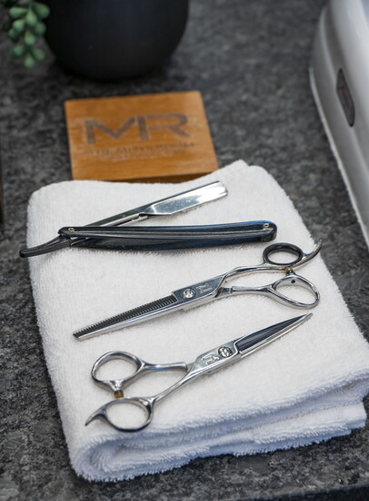 Rebecca Webster, owner of The Men's Room Barber Lounge & Spa 