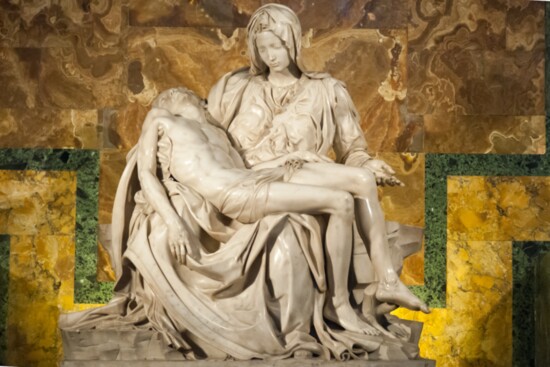 One of Bonnie Hedges' favorite travel destinations is Rome. Pictured: Michelangelo's 'Pieta' in St. Peter's Cathedral II.