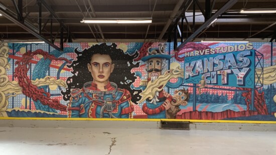 Mural at Harvest Studios